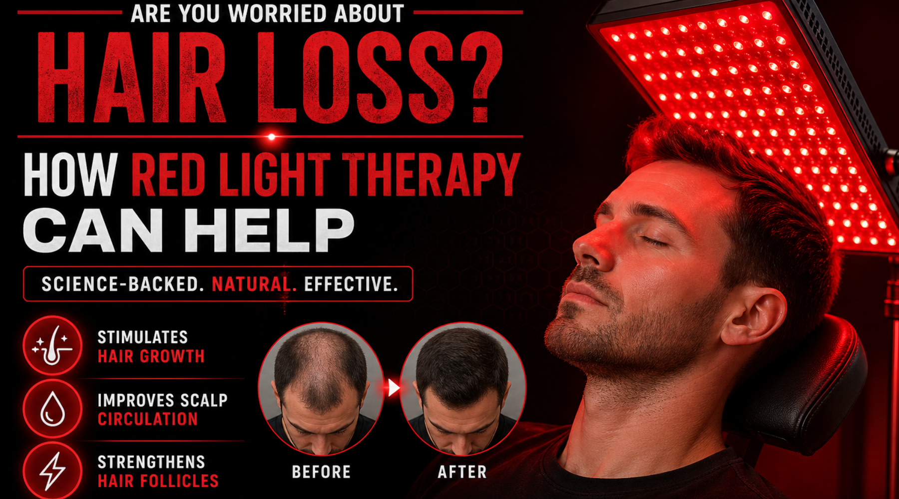 How Red Light Therapy Can Help Hair Growth Naturally