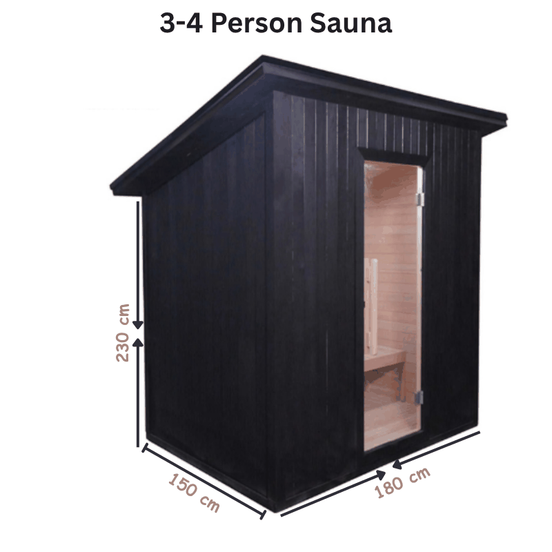 Traditional Outdoor Sauna Cabin