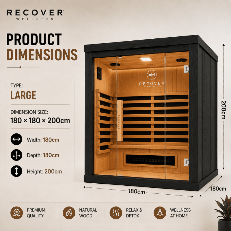 Outdoor Full-Spectrum Infrared Sauna