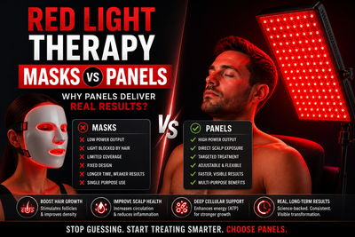 Why Red Light Therapy Masks Are a Poor Investment? (And Why Panels Deliver Real Results)