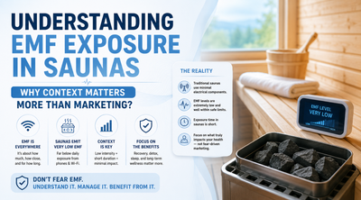 Understanding EMF Exposure in Saunas — And Why Context Matters