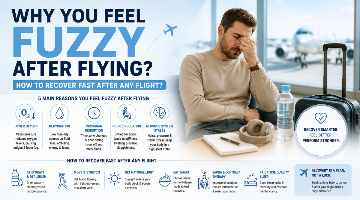 Why You Feel Fuzzy After Flying — And How to Overcome It