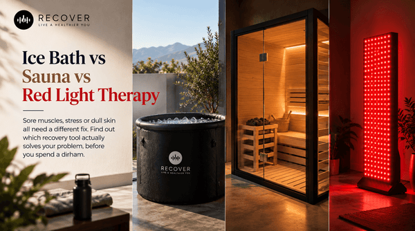 Ice Bath vs Sauna vs Red Light Therapy: Which One Solves Your Specific Problem?