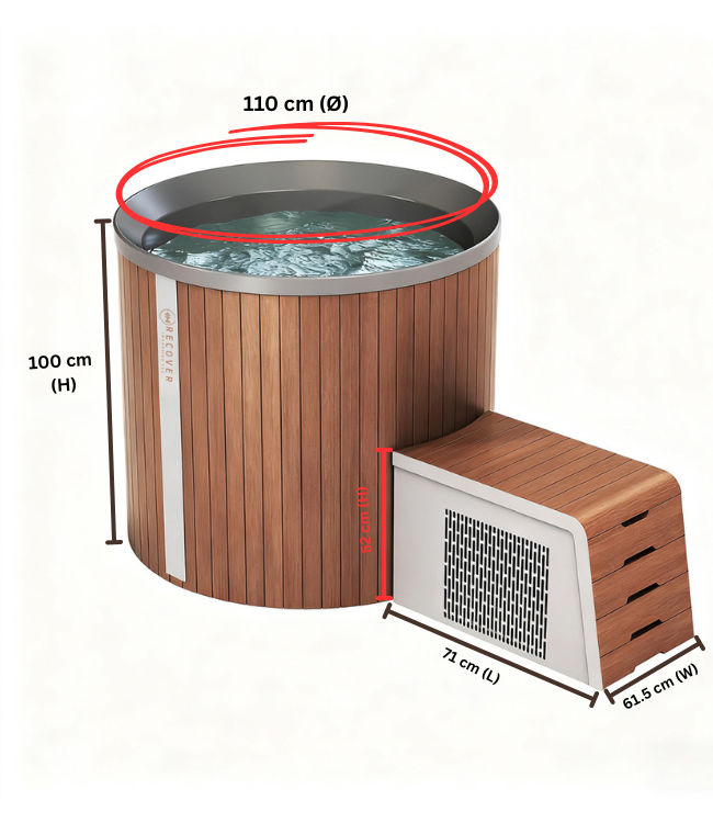 Recover Halo – All-in-One Ice Bath Barrel