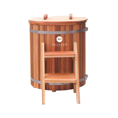 Red Cedar Wood Barrel Ice Bath