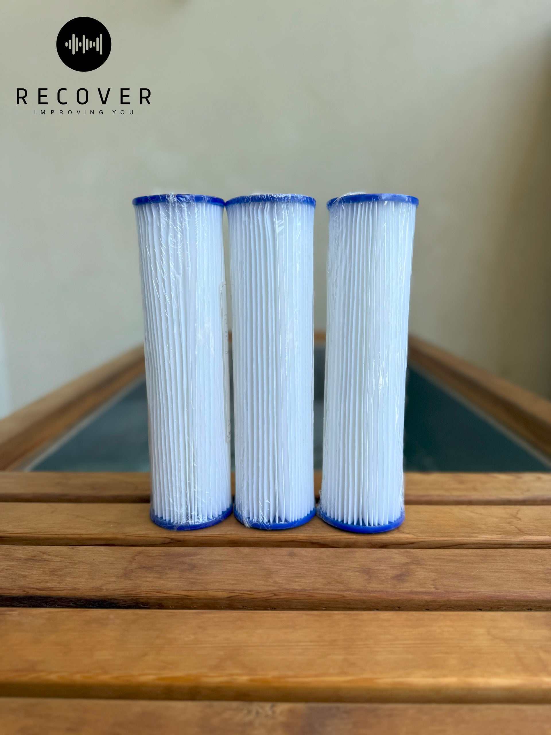 Ice Bath Chiller Water Filters – 10" x 2.5" (3-Pack, 20 Micron)