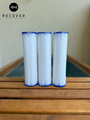 Ice Bath Chiller Water Filters – 10" x 2.5" (3-Pack, 20 Micron)