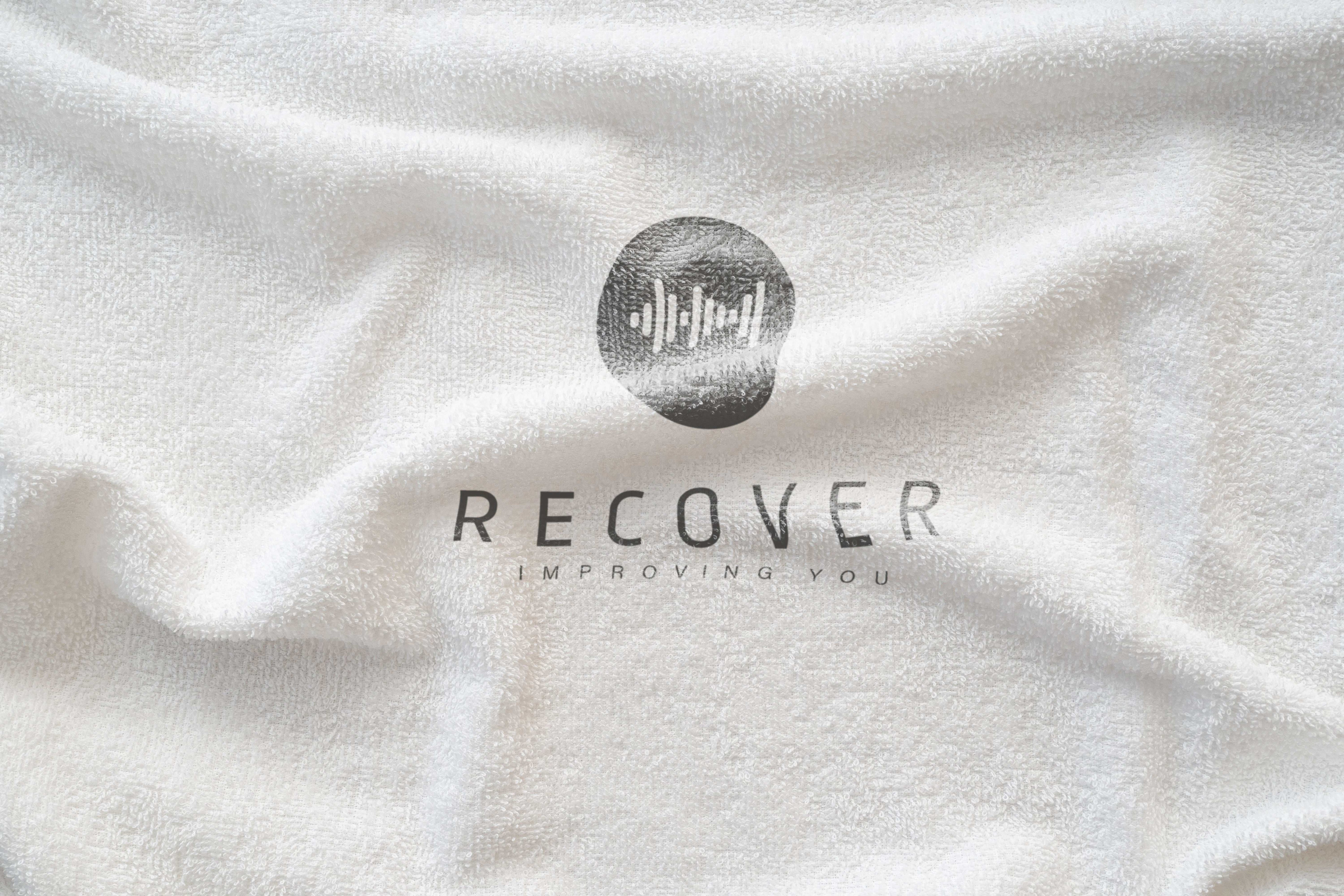 Recover Towel & Slipper Combo – White