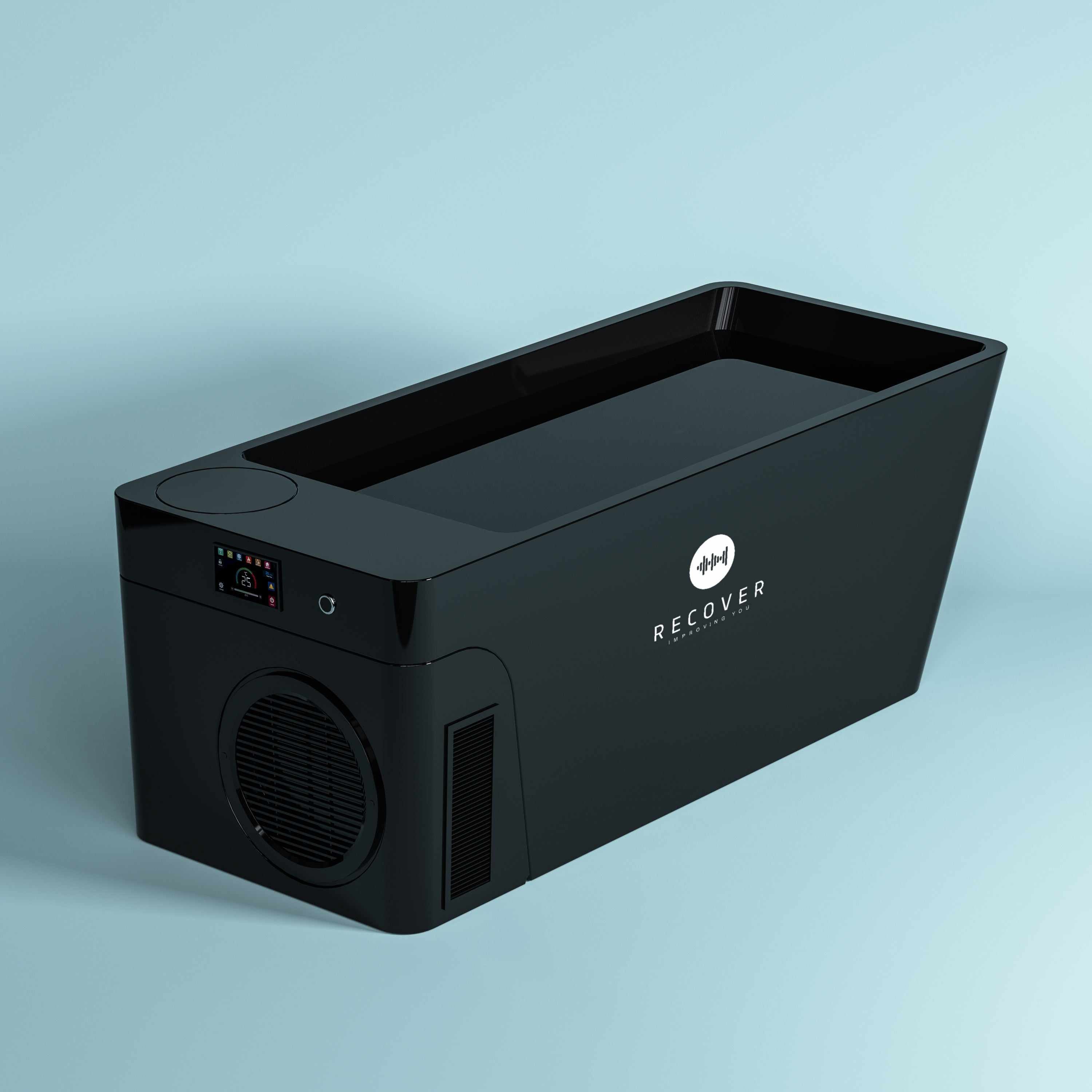 Smart Ice Bath in black