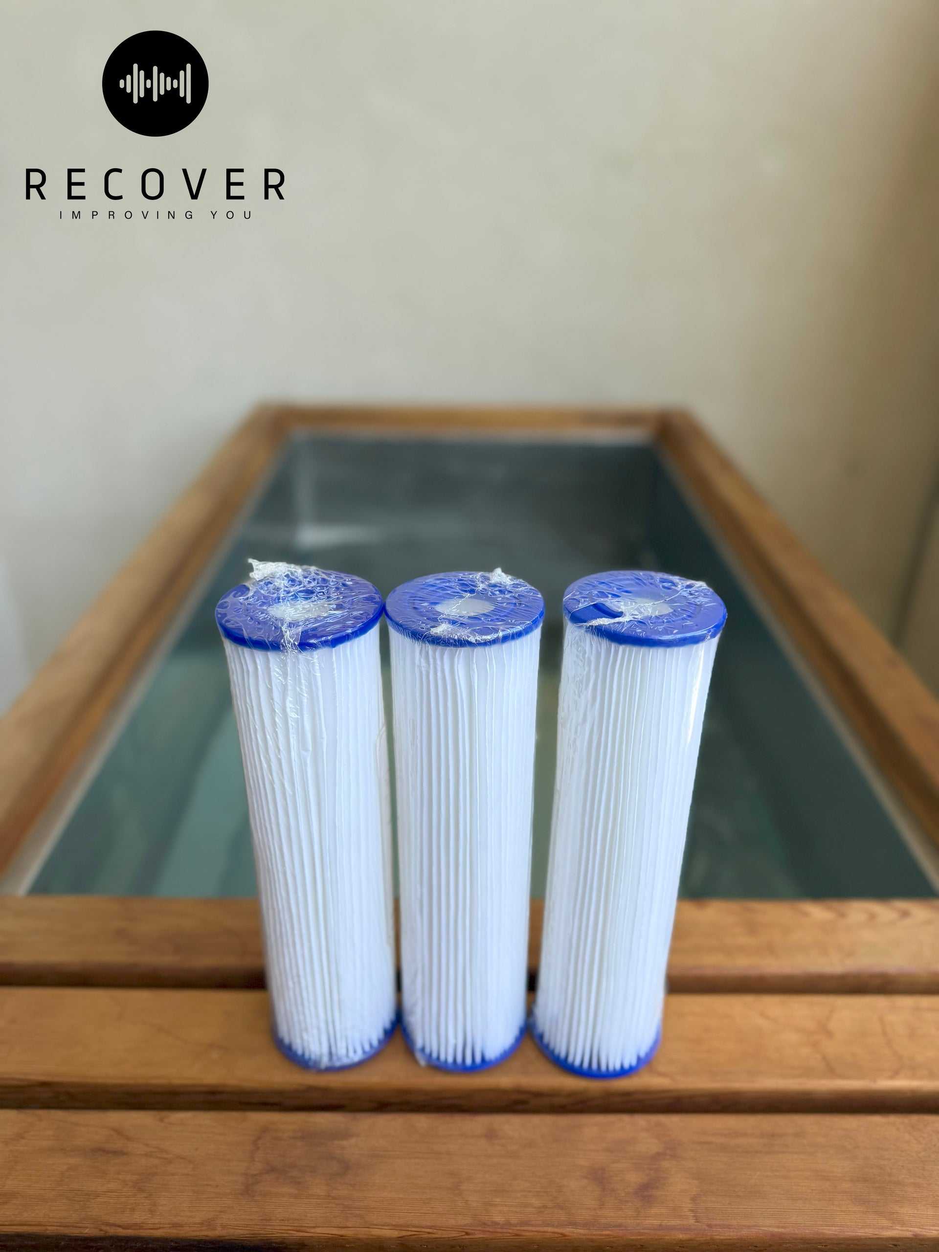 Ice Bath Chiller Water Filters – 10" x 2.5" (3-Pack, 20 Micron)