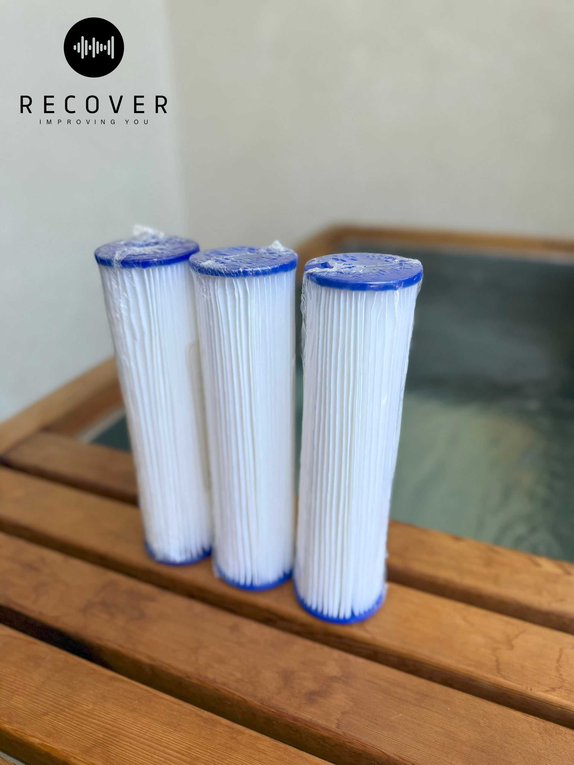 Ice Bath Chiller Water Filters – 10" x 2.5" (3-Pack, 20 Micron)