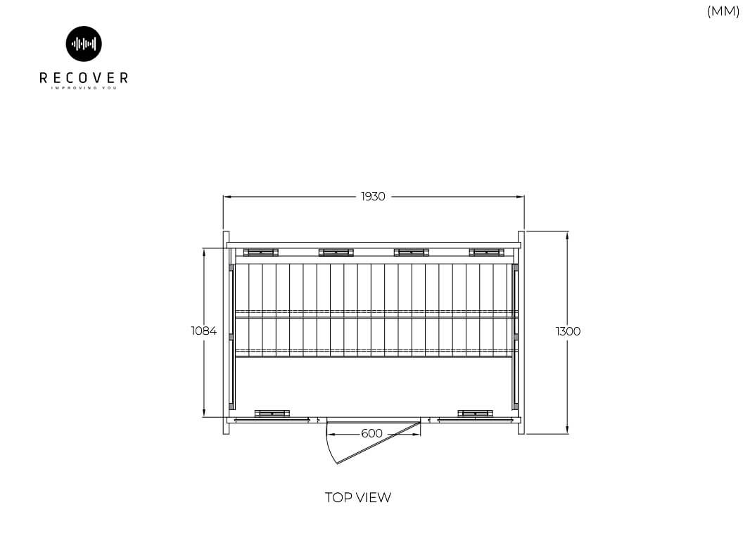 Recover Arc -  Architectural Full-Spectrum Infrared Sauna