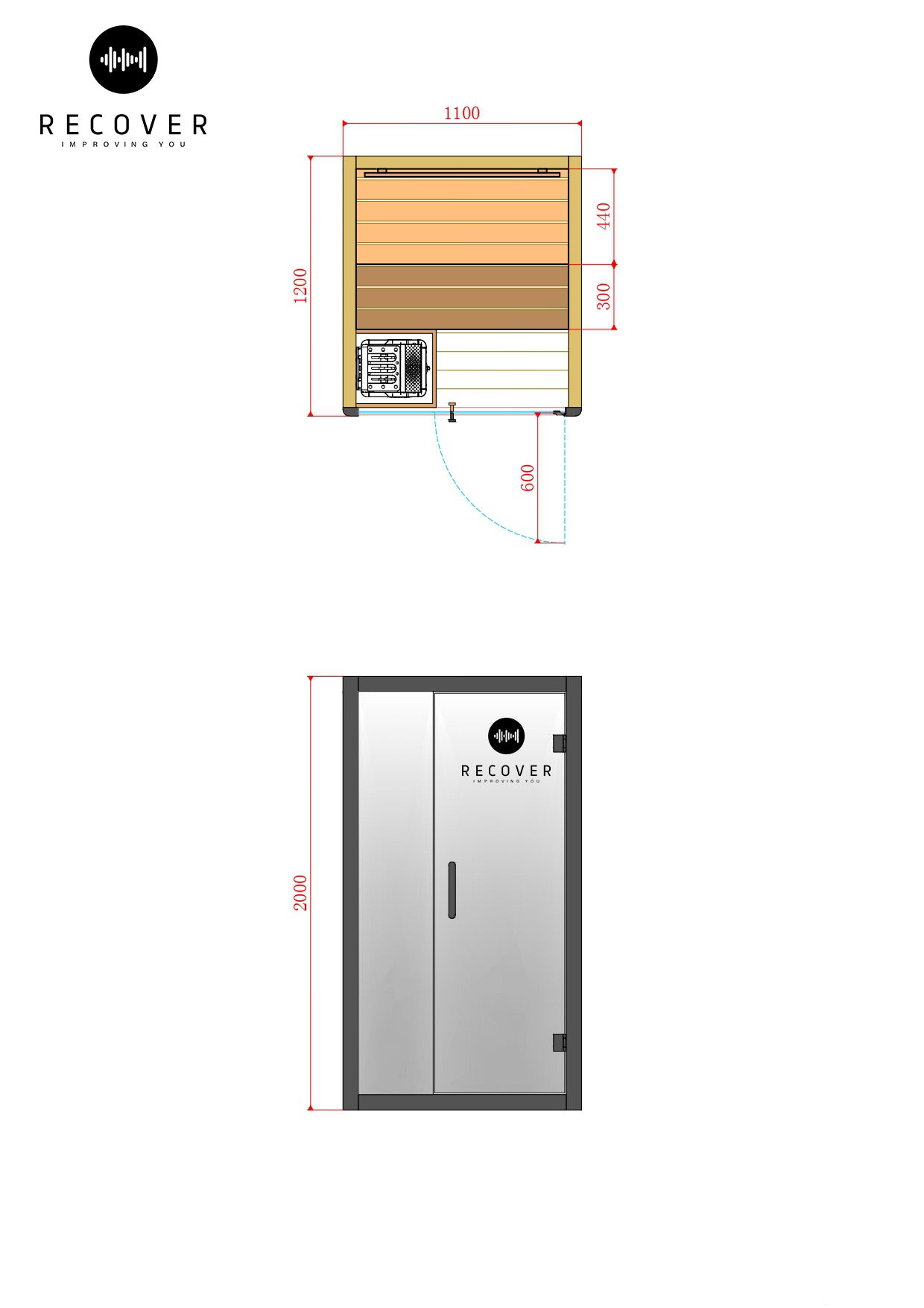 Recover Indoor Traditional Sauna