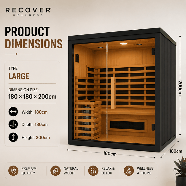 Outdoor Full-Spectrum Infrared Sauna