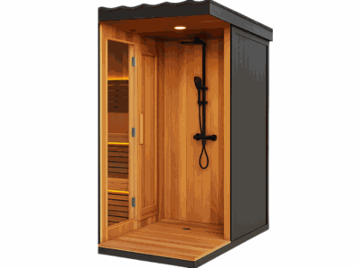 Integrated Outdoor Shower