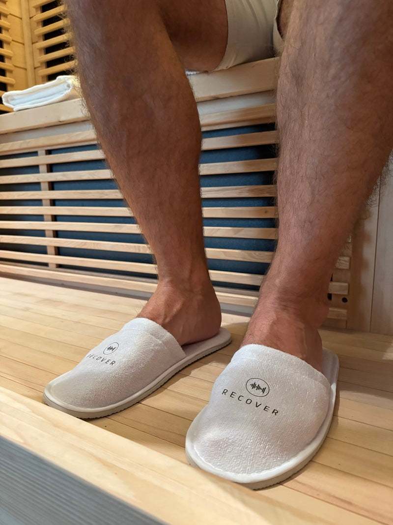 Recover Towel & Slipper Combo – White