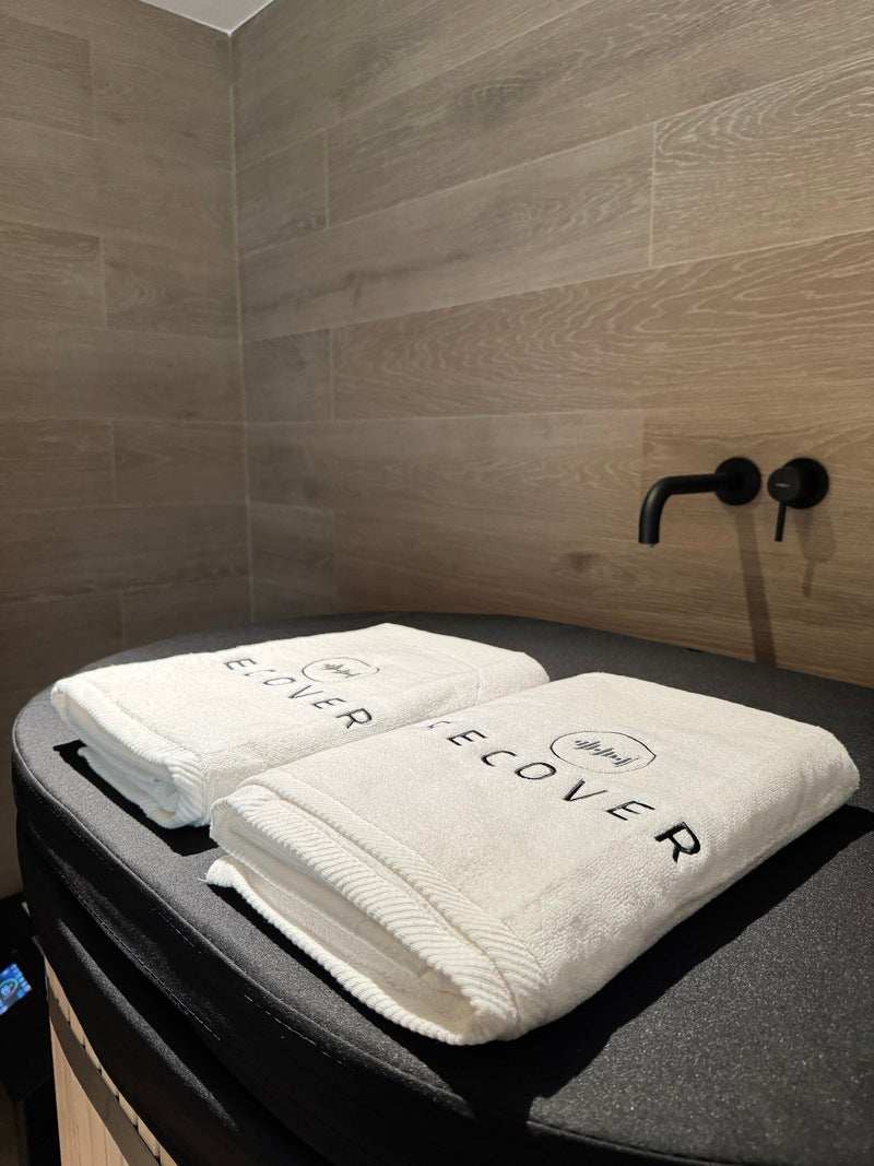 Recover Towel & Slipper Combo – White