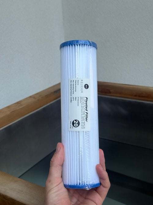 Ice Bath Chiller Water Filters – 10" x 2.5" (3-Pack, 20 Micron)